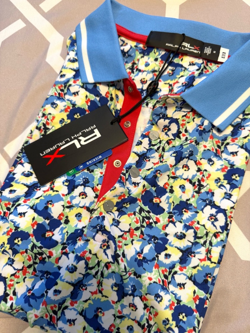 Women’s RLX Ralph Lauren Floral Short Sleeve Polo